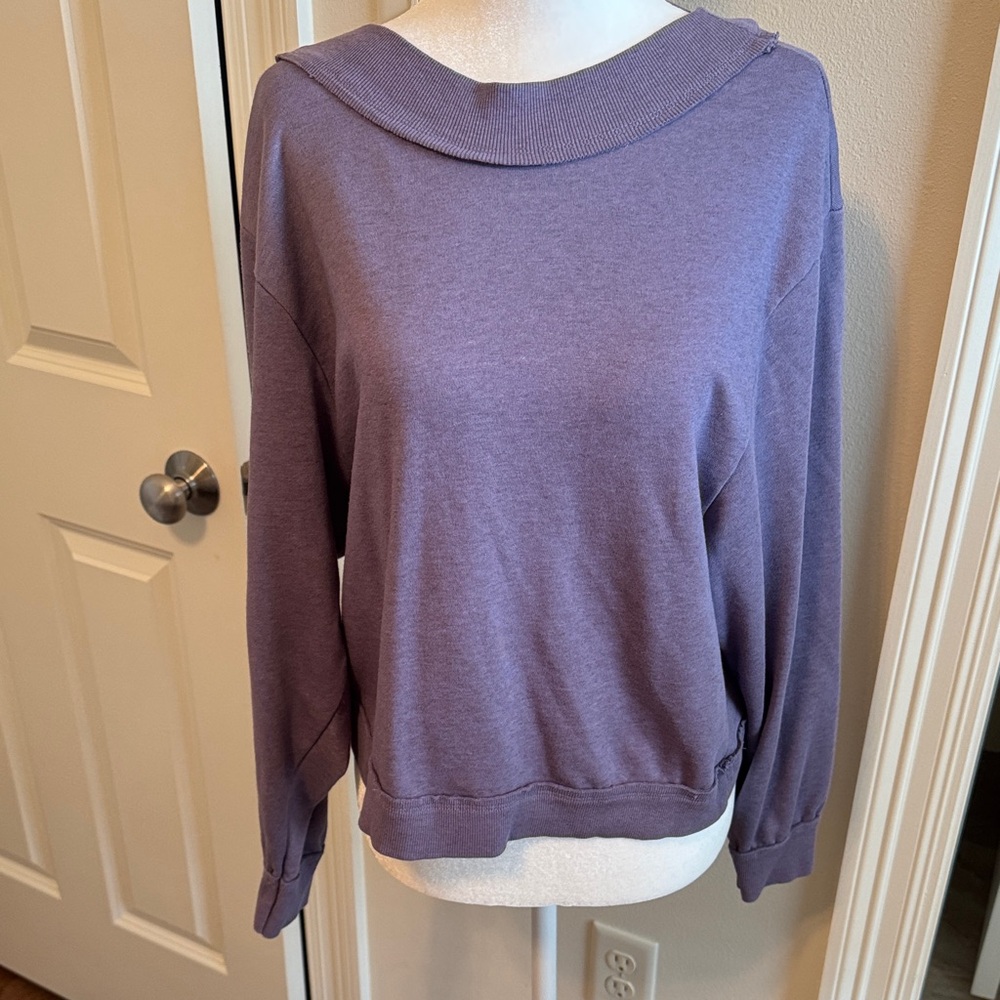 Pilcro Purple Sweatshirt